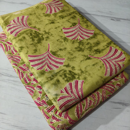 Premium Pure Cotton 60x60 Jaipuri Printed Fabric Set â 5 Meter Top & 5 Meter Bottom | 44 Inch Width][ MIN ORDER QUANTITY 10 METER}