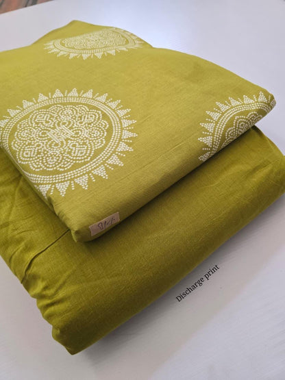 Premium Pure Cotton 60x60 Jaipuri Printed Fabric Set â 5 Meter Top & 5 Meter Bottom | 44 Inch Width][ MIN ORDER QUANTITY 10 METER}