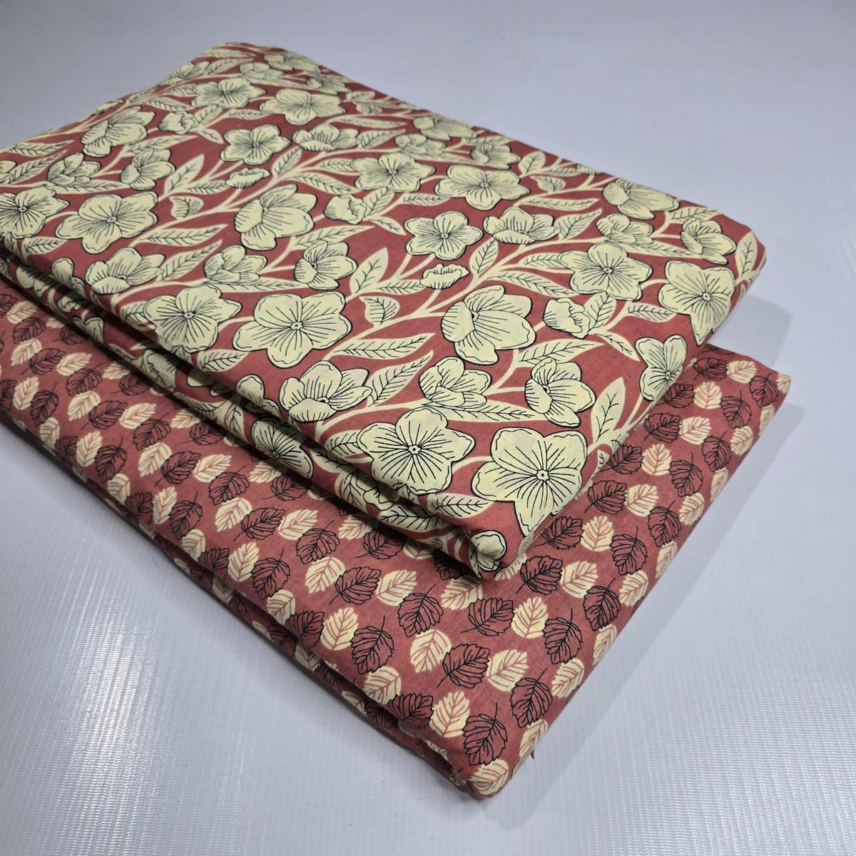 Premium Pure Cotton 60x60 Jaipuri Printed Fabric Set â 5 Meter Top & 5 Meter Bottom | 44 Inch Width][ MIN ORDER QUANTITY 10 METER}