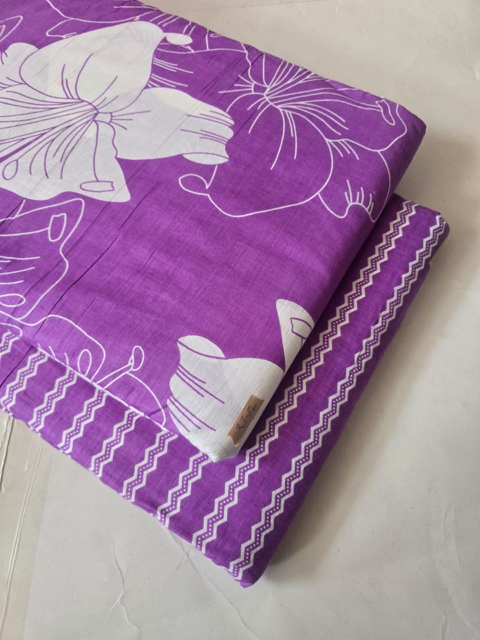 Premium Pure Cotton 60x60 Jaipuri Printed Fabric Set â 5 Meter Top & 5 Meter Bottom | 44 Inch Width][ MIN ORDER QUANTITY 10 METER}