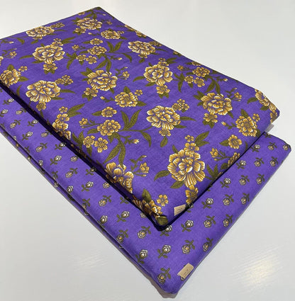 Premium Pure Cotton 60x60 Jaipuri Printed Fabric Set â 5 Meter Top & 5 Meter Bottom | 44 Inch Width][ MIN ORDER QUANTITY 10 METER}