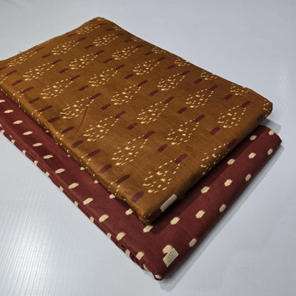 Premium Pure Cotton 60x60 Jaipuri Printed Fabric Set â 5 Meter Top & 5 Meter Bottom | 44 Inch Width][ MIN ORDER QUANTITY 10 METER}