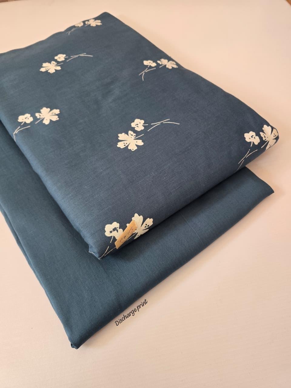 Premium Pure Cotton 60x60 Jaipuri Printed Fabric Set â 5 Meter Top & 5 Meter Bottom | 44 Inch Width][ MIN ORDER QUANTITY 10 METER}