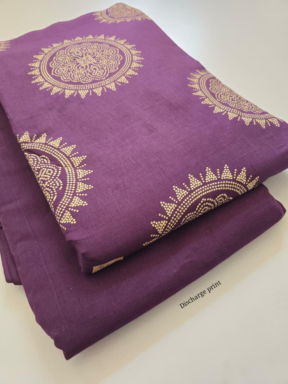 Premium Pure Cotton 60x60 Jaipuri Printed Fabric Set â 5 Meter Top & 5 Meter Bottom | 44 Inch Width][ MIN ORDER QUANTITY 10 METER}
