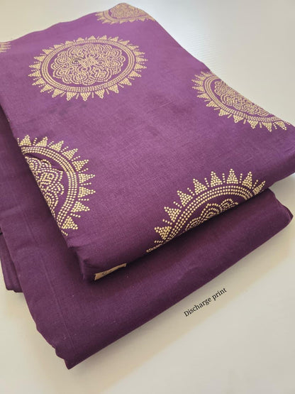 Premium Pure Cotton 60x60 Jaipuri Printed Fabric Set â 5 Meter Top & 5 Meter Bottom | 44 Inch Width][ MIN ORDER QUANTITY 10 METER}