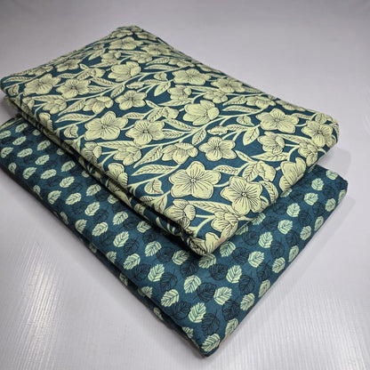 Premium Pure Cotton 60x60 Jaipuri Printed Fabric Set â 5 Meter Top & 5 Meter Bottom | 44 Inch Width][ MIN ORDER QUANTITY 10 METER}