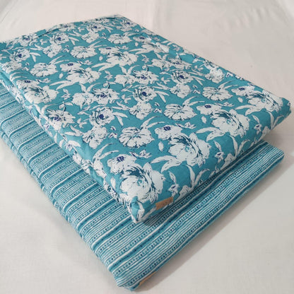 Premium Pure Cotton 60x60 Jaipuri Printed Fabric Set â 5 Meter Top & 5 Meter Bottom | 44 Inch Width][ MIN ORDER QUANTITY 10 METER}