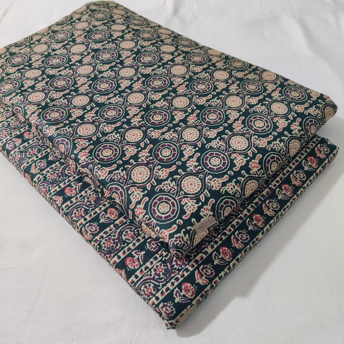 Premium Pure Cotton 60x60 Jaipuri Printed Fabric Set â 5 Meter Top & 5 Meter Bottom | 44 Inch Width][ MIN ORDER QUANTITY 10 METER}