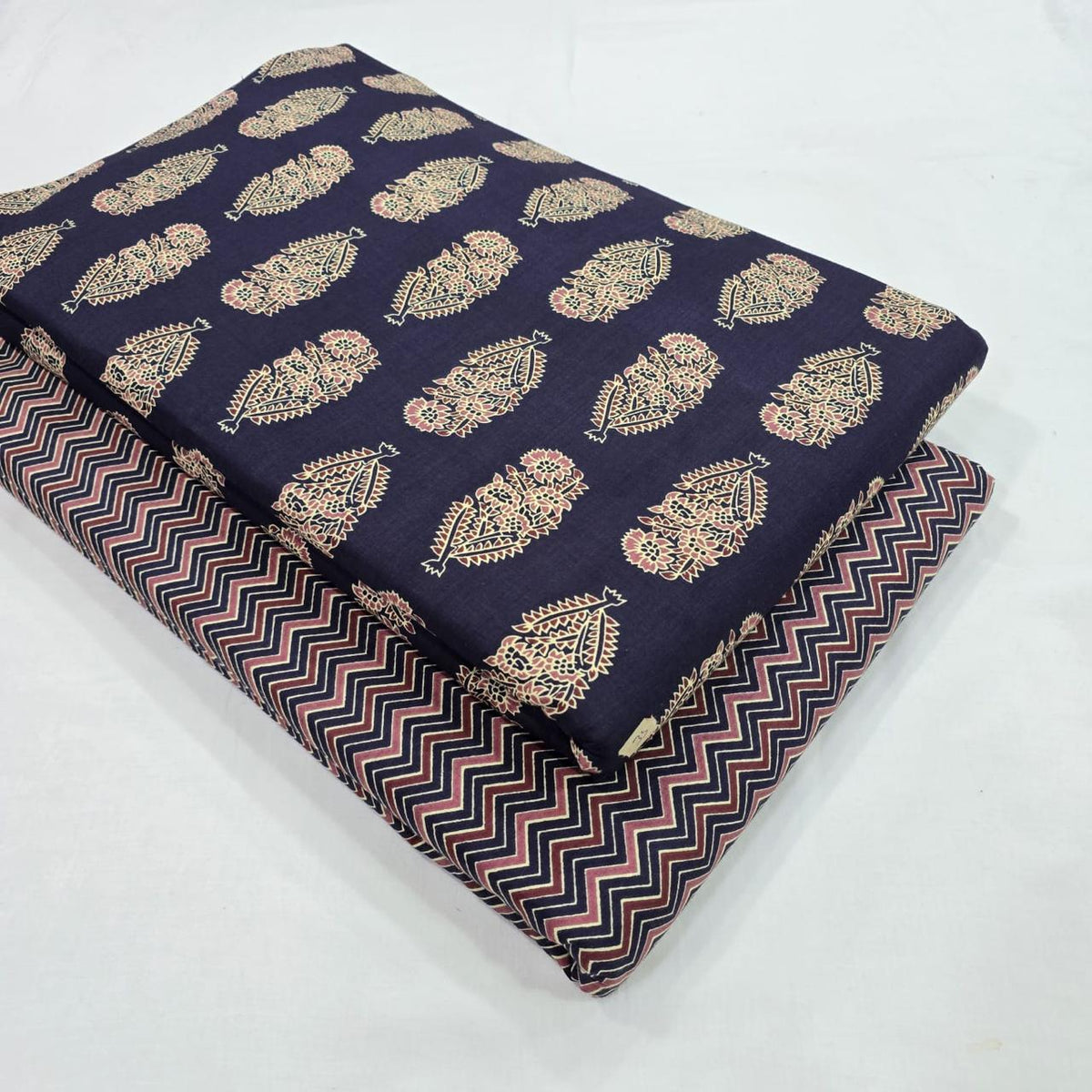 Premium Pure Cotton 60x60 Jaipuri Printed Fabric Set â 5 Meter Top & 5 Meter Bottom | 44 Inch Width][ MIN ORDER QUANTITY 10 METER}