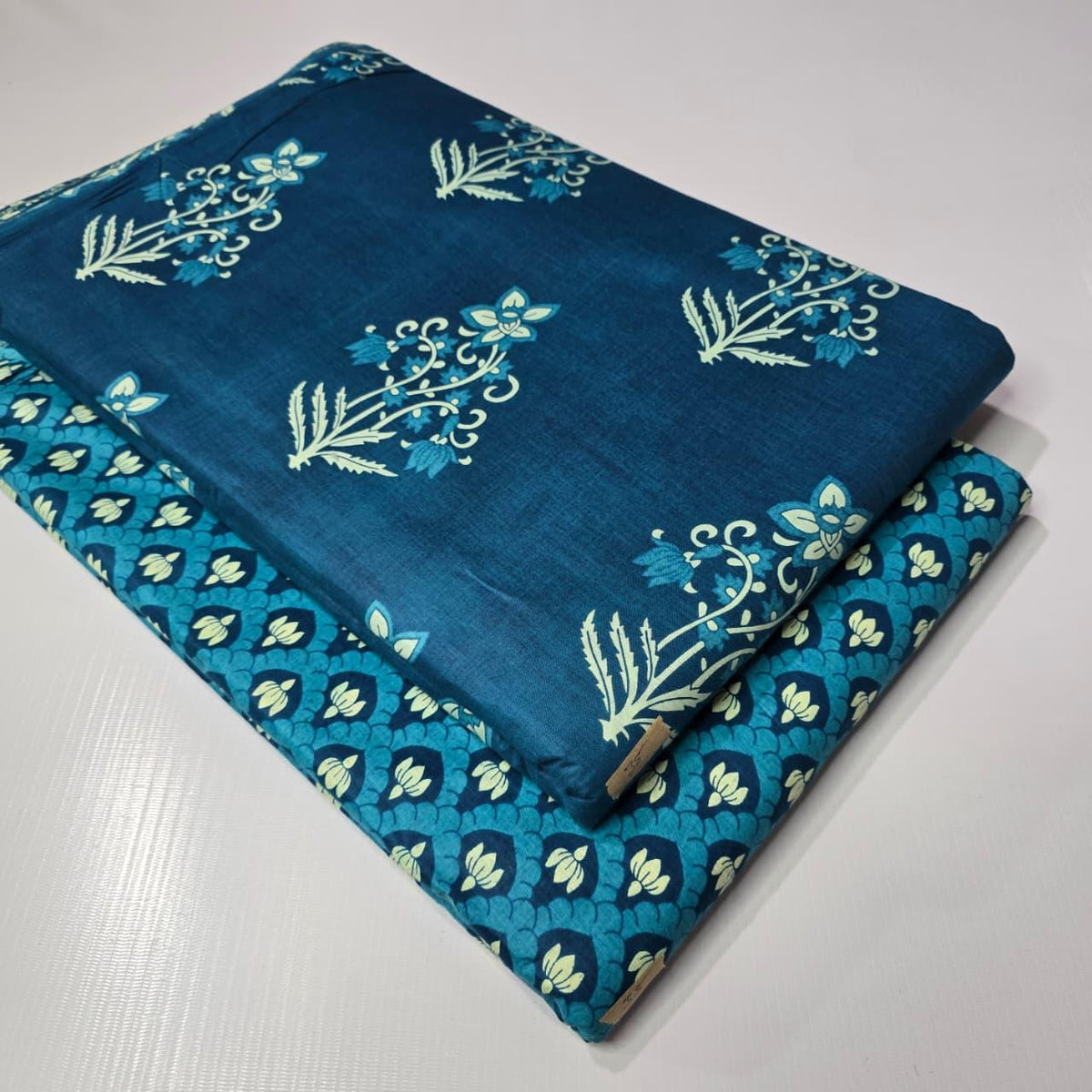 Premium Pure Cotton 60x60 Jaipuri Printed Fabric Set â 5 Meter Top & 5 Meter Bottom | 44 Inch Width][ MIN ORDER QUANTITY 10 METER}