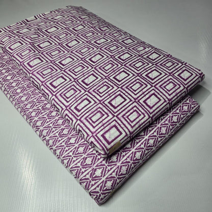 Premium Pure Cotton 60x60 Jaipuri Printed Fabric Set â 5 Meter Top & 5 Meter Bottom | 44 Inch Width][ MIN ORDER QUANTITY 10 METER}