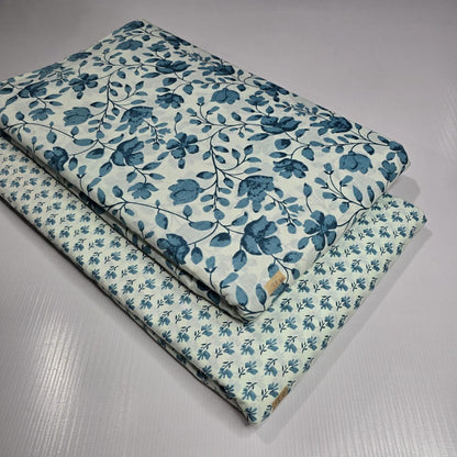 Premium Pure Cotton 60x60 Jaipuri Printed Fabric Set â 5 Meter Top & 5 Meter Bottom | 44 Inch Width][ MIN ORDER QUANTITY 10 METER}