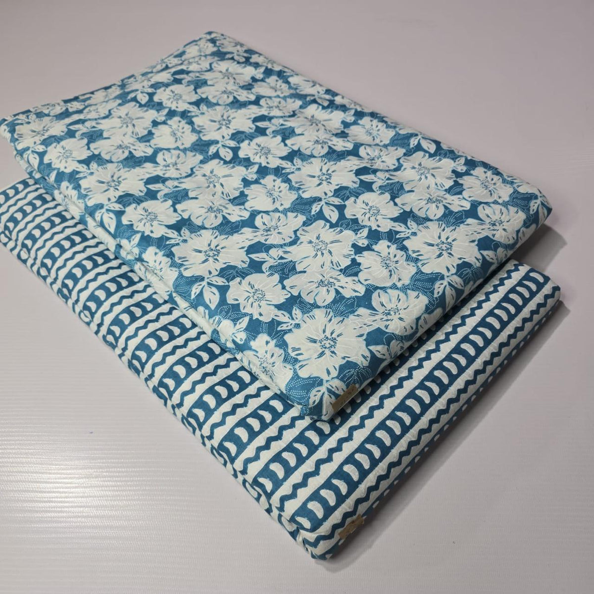 Premium Pure Cotton 60x60 Jaipuri Printed Fabric Set â 5 Meter Top & 5 Meter Bottom | 44 Inch Width][ MIN ORDER QUANTITY 10 METER}