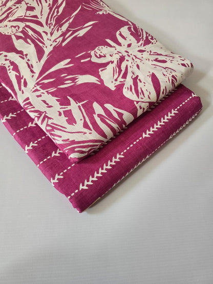 Premium Pure Cotton 60x60 Jaipuri Printed Fabric Set â 5 Meter Top & 5 Meter Bottom | 44 Inch Width][ MIN ORDER QUANTITY 10 METER}