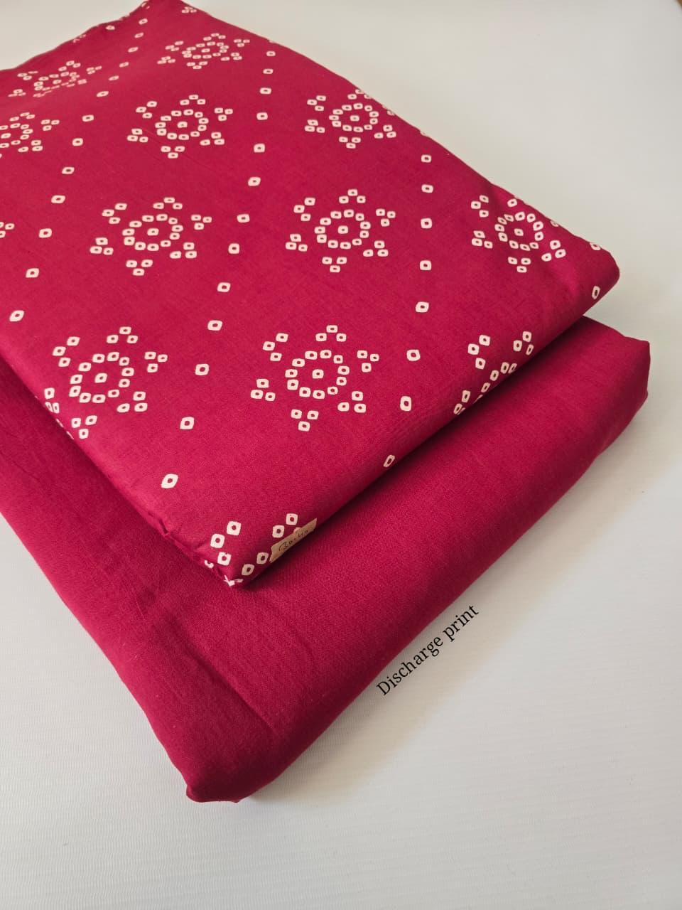 Premium Pure Cotton 60x60 Jaipuri Printed Fabric Set â 5 Meter Top & 5 Meter Bottom | 44 Inch Width][ MIN ORDER QUANTITY 10 METER}