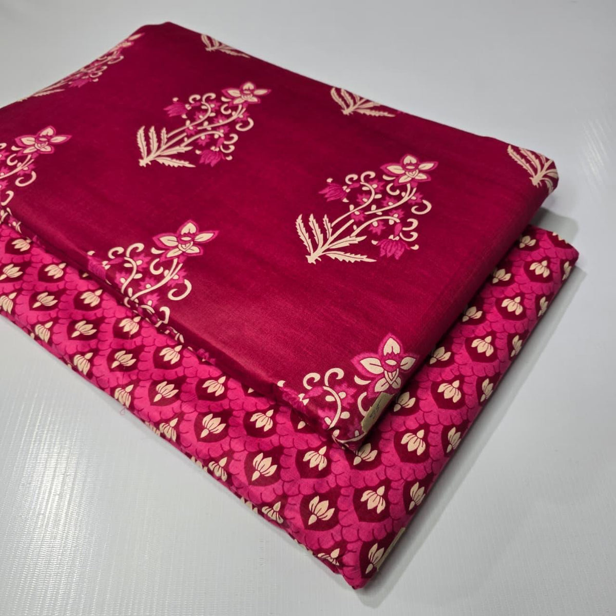 Premium Pure Cotton 60x60 Jaipuri Printed Fabric Set â 5 Meter Top & 5 Meter Bottom | 44 Inch Width][ MIN ORDER QUANTITY 10 METER}