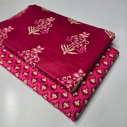 Premium Pure Cotton 60x60 Jaipuri Printed Fabric Set â 5 Meter Top & 5 Meter Bottom | 44 Inch Width][ MIN ORDER QUANTITY 10 METER}