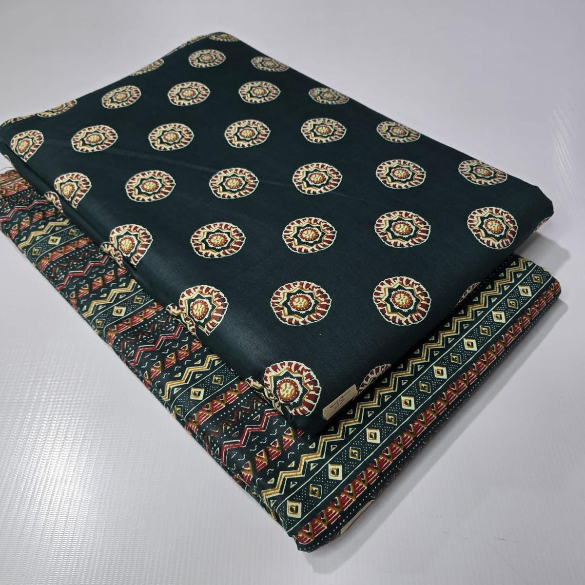 Premium Pure Cotton 60x60 Jaipuri Printed Fabric Set â 5 Meter Top & 5 Meter Bottom | 44 Inch Width][ MIN ORDER QUANTITY 10 METER}