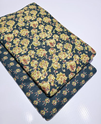 Premium Pure Cotton 60x60 Jaipuri Printed Fabric Set â 5 Meter Top & 5 Meter Bottom | 44 Inch Width][ MIN ORDER QUANTITY 10 METER}