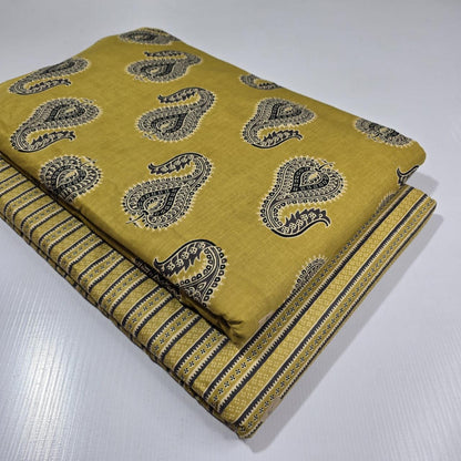 Premium Pure Cotton 60x60 Jaipuri Printed Fabric Set â 5 Meter Top & 5 Meter Bottom | 44 Inch Width][ MIN ORDER QUANTITY 10 METER}