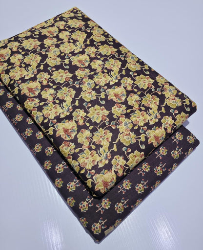 Premium Pure Cotton 60x60 Jaipuri Printed Fabric Set â 5 Meter Top & 5 Meter Bottom | 44 Inch Width][ MIN ORDER QUANTITY 10 METER}