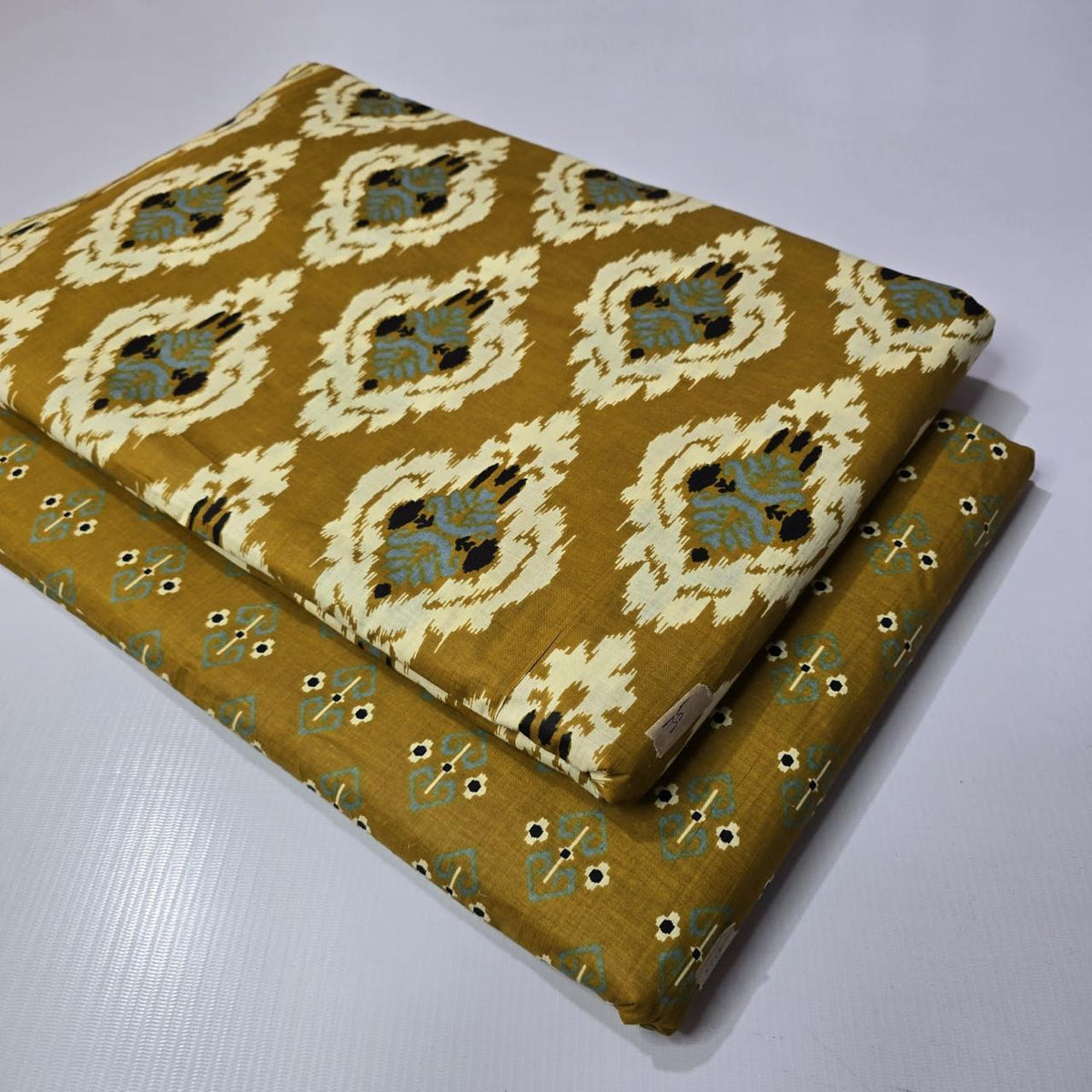 Premium Pure Cotton 60x60 Jaipuri Printed Fabric Set â 5 Meter Top & 5 Meter Bottom | 44 Inch Width][ MIN ORDER QUANTITY 10 METER}