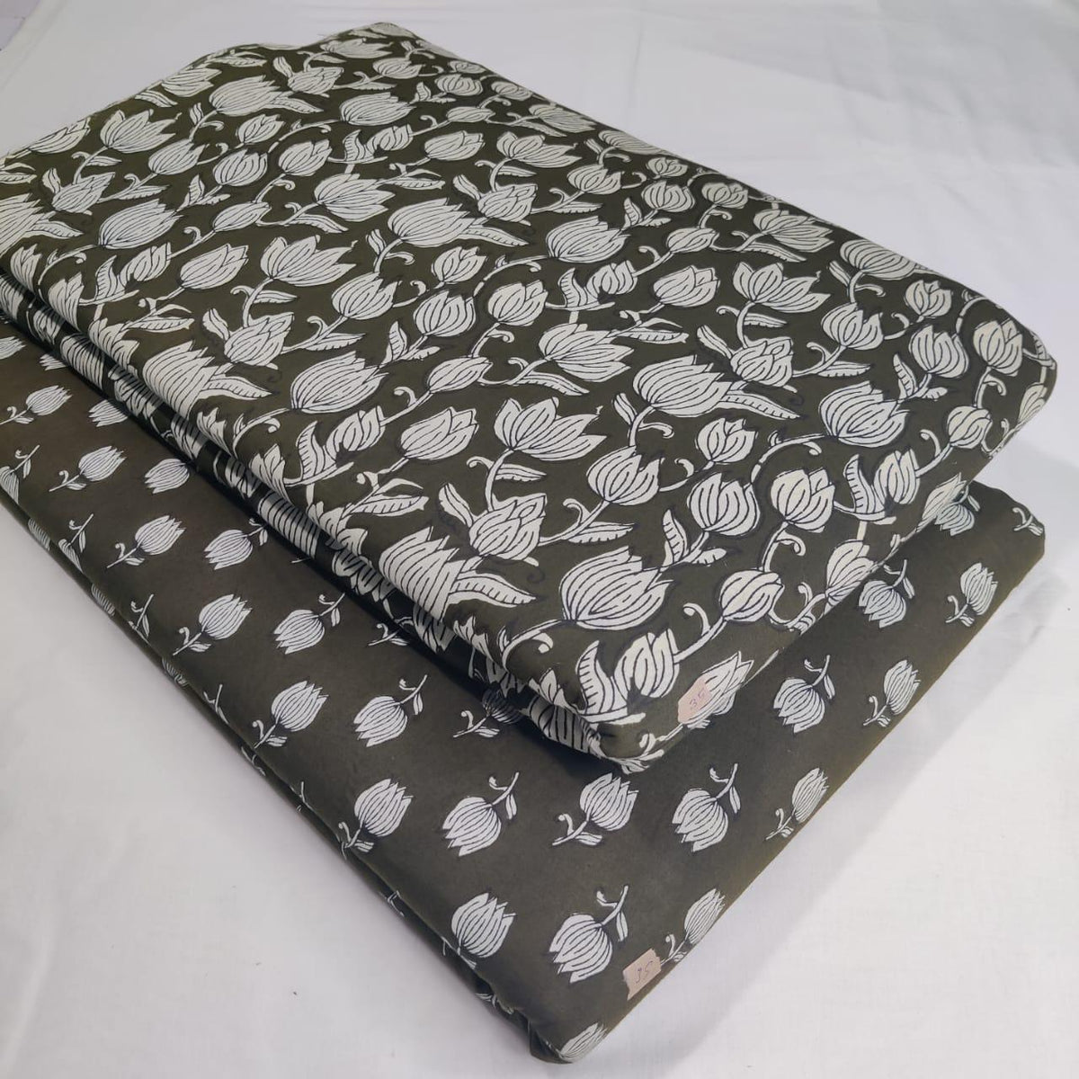 Premium Pure Cotton 60x60 Jaipuri Printed Fabric Set â 5 Meter Top & 5 Meter Bottom | 44 Inch Width][ MIN ORDER QUANTITY 10 METER}