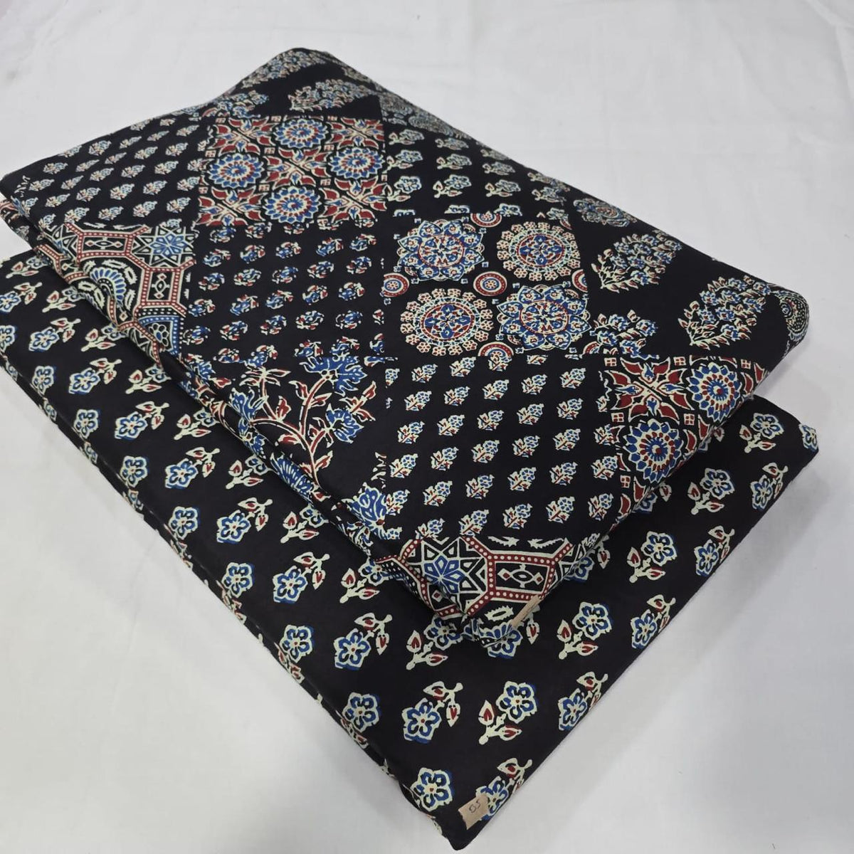 Premium Pure Cotton 60x60 Jaipuri Printed Fabric Set â 5 Meter Top & 5 Meter Bottom | 44 Inch Width][ MIN ORDER QUANTITY 10 METER}