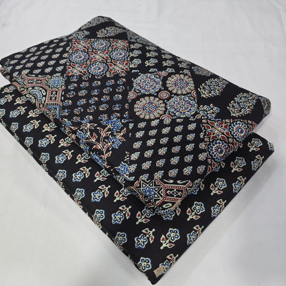 Premium Pure Cotton 60x60 Jaipuri Printed Fabric Set â 5 Meter Top & 5 Meter Bottom | 44 Inch Width][ MIN ORDER QUANTITY 10 METER}